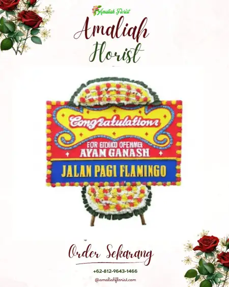 Sewa Papan Bunga Gaung