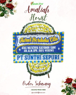 Papan Bunga Duka di Gaung